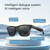 Eyewear smart bluetooth glasses with AI translation AI voice assistant BG01