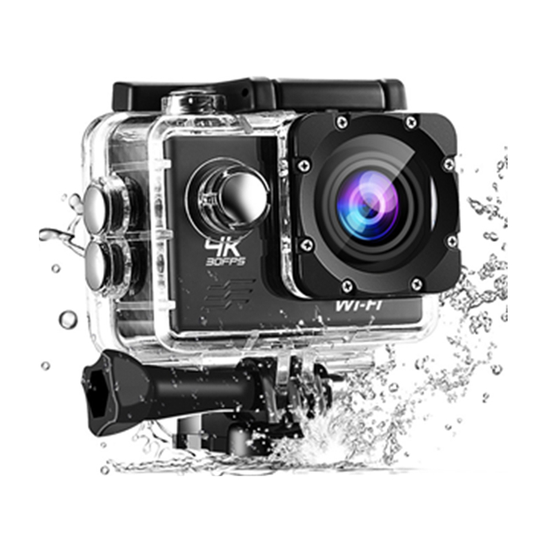 IP68 waterproof wifi sport camera with 170 degree wide-angle 6 glass lens SP02