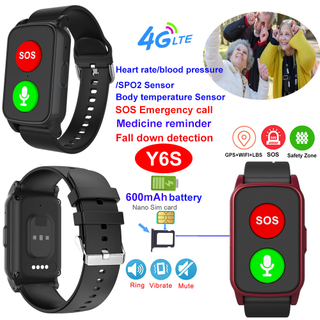 4G IP67 waterproof smart GPS tracker bracelet with fall down detection Y6S