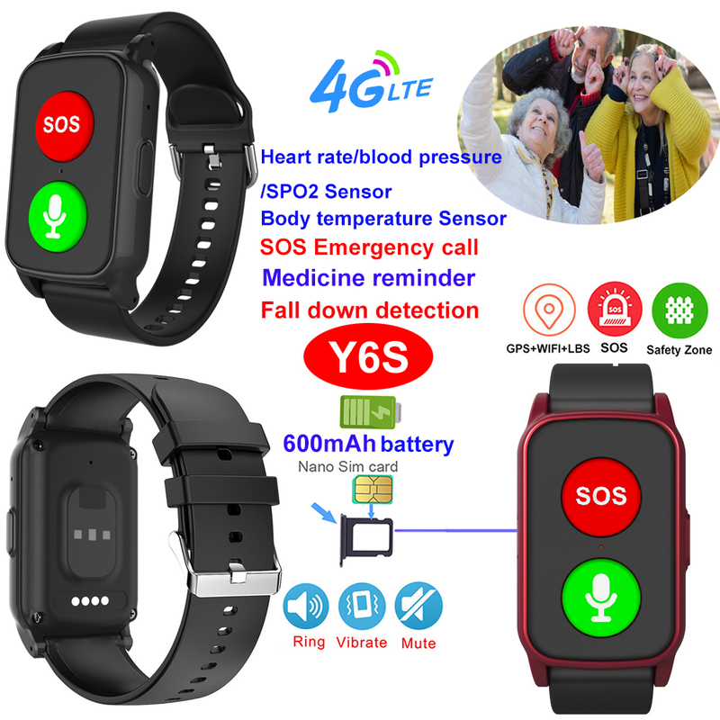 4G IP67 waterproof smart GPS tracker bracelet with fall down detection Y6S