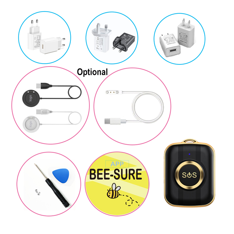 4G IP67 Waterproof Adults GPS Tracking Device for Hajj pilgrims Y41