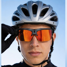 Anti-Blue Light Sports Eyewear with Ride Data Monitor IP67 Waterproof for Outdoor Cycling Enthusiasts 