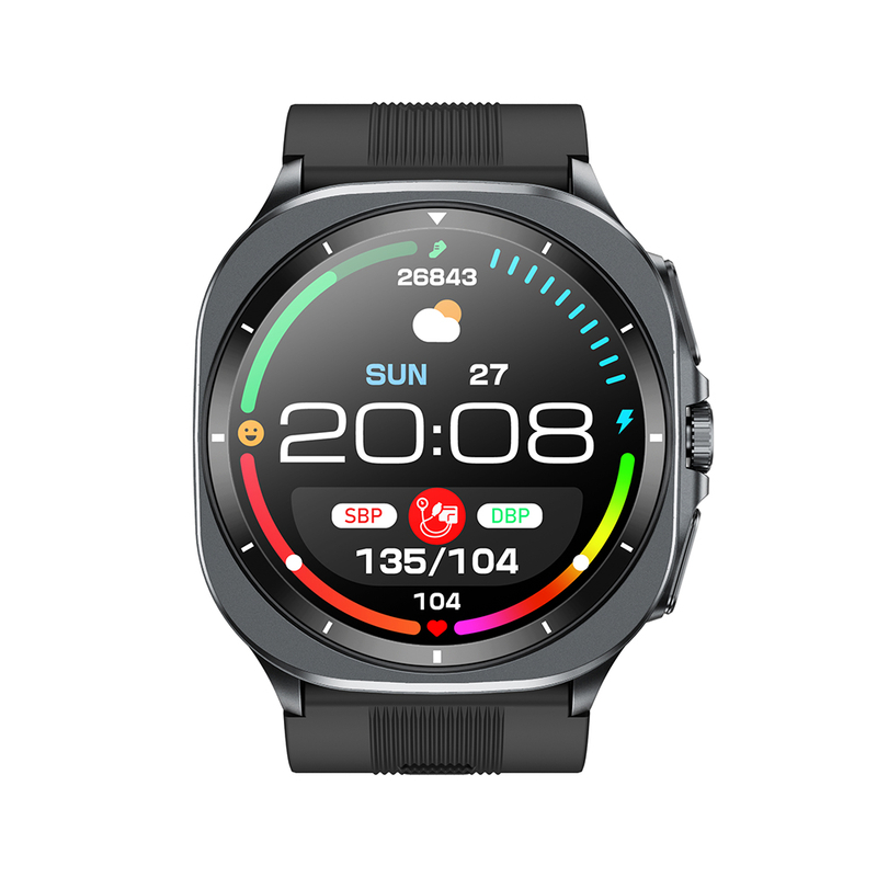  IP67 waterproof Air pump smart watch with ECG HR monitoring T79