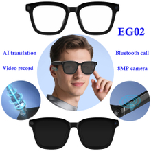 Camera BT AI glasses with AI voice assistant video record EG02