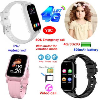 4G Kids GPS Smart Watch with Class Mode Pedometer Sleep Monitor Y6C