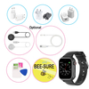 4G long battery life portable GPS tracker watch with safety zone setup for fall down alerts D45Pro