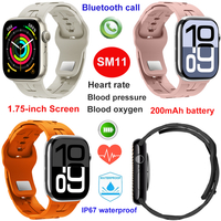 Smart bluetooth wristband with HR BP SPO2 3D menu Chat GPT SM11