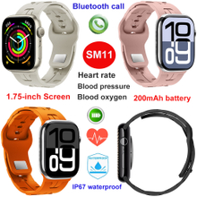 Smart bluetooth wristband with HR BP SPO2 3D menu Chat GPT SM11