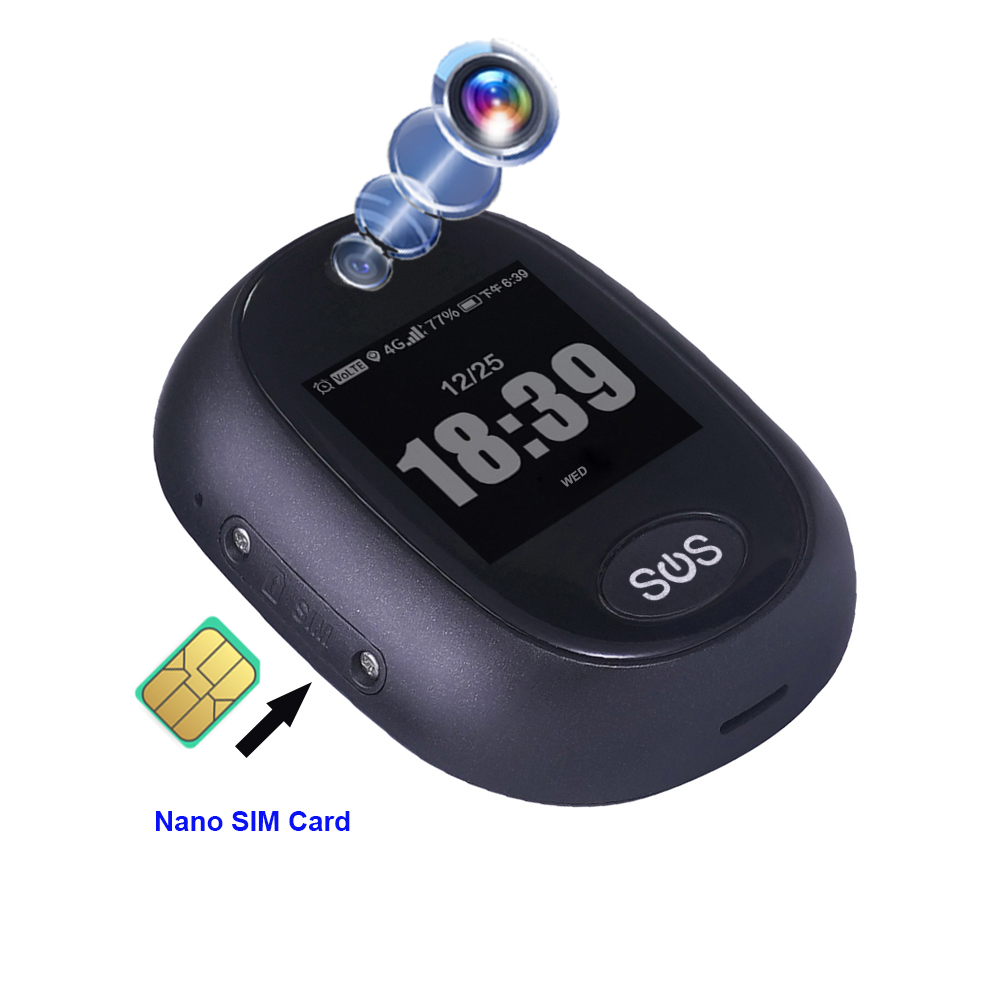 New Waterproof 4G personal tiny GPS tracker with HD Camera 