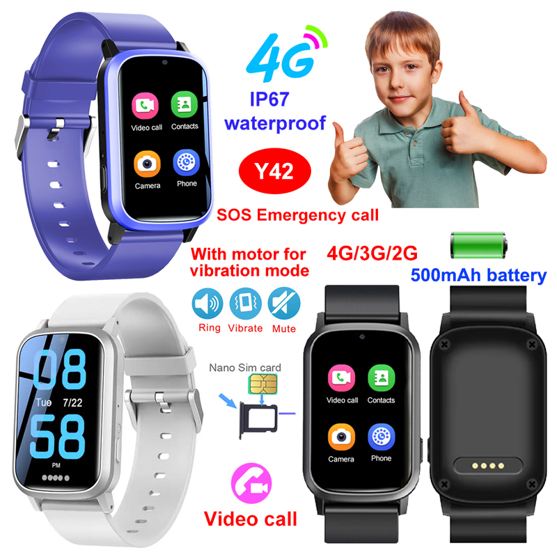 4G IP67 Waterproof Kids Personal GPS Tracker Y42