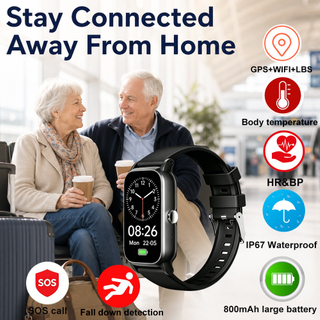 Localizzatore GPS 4G con monitoraggio HR BP SP02 per l'assistenza sanitaria agli adulti 