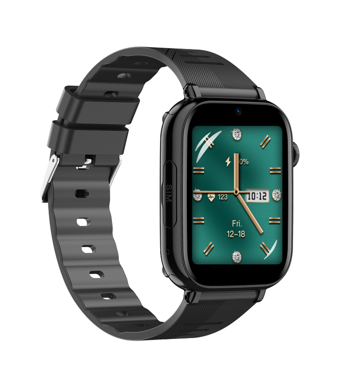 4G Senior Smart GPS Tracker Watch with HR/BP/SPO2 for Fitness Tracking D44U