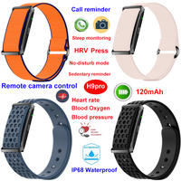 Smart bluetooth wristband with HR BP SPO2 monitoring H9pro