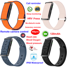 Smart bluetooth wristband with HR BP SPO2 monitoring H9pro