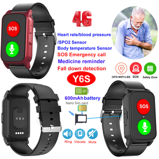 4G IP67 waterproof smart GPS tracker bracelet with fall down detection Y6S