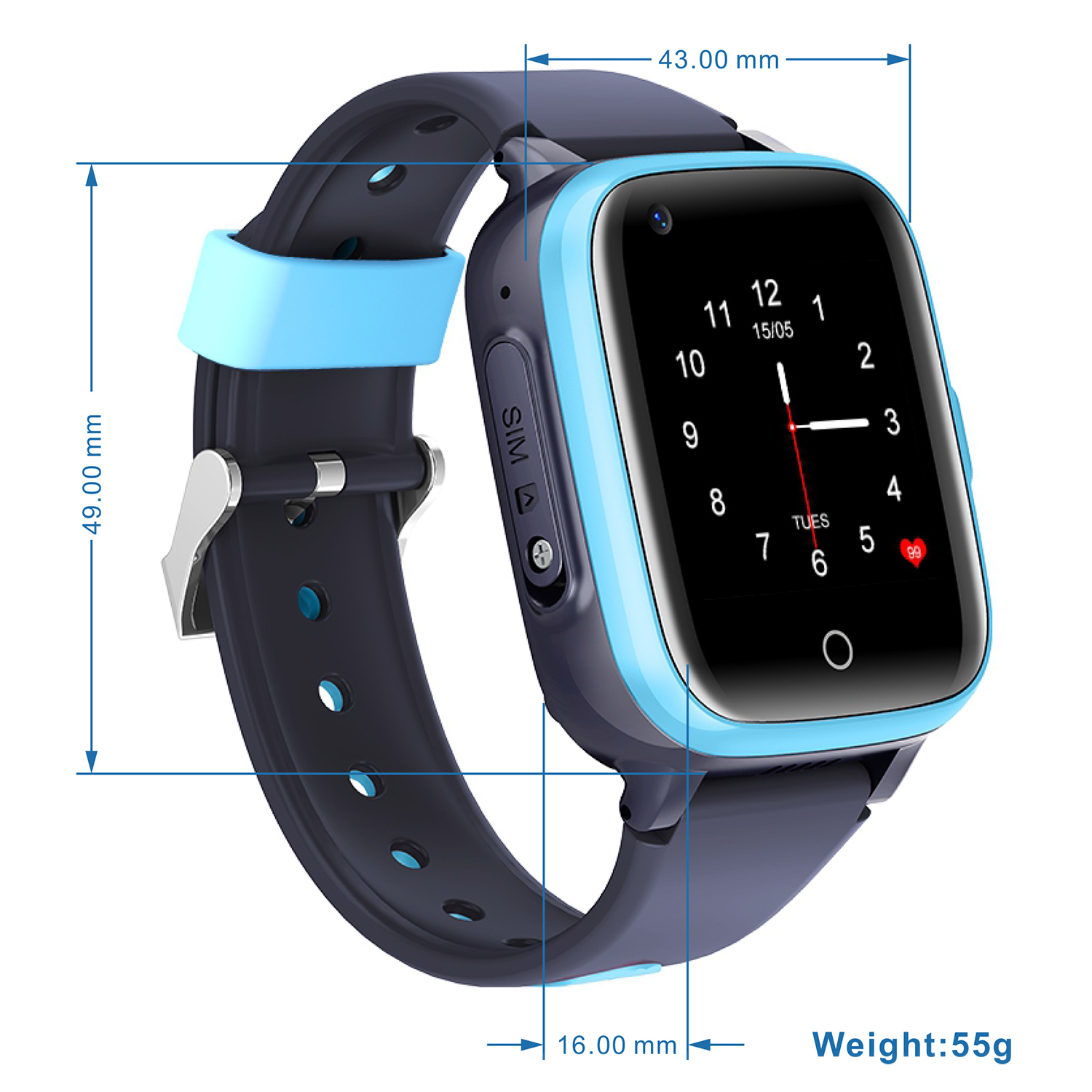 Factory 4G Waterproof Android WiFi Kids Baby Security GPS Tracker D31