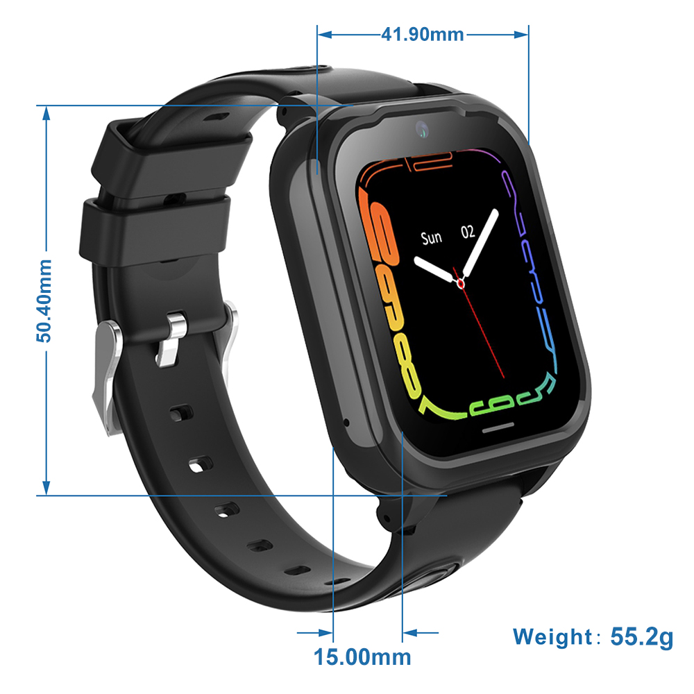 Detachable 4G smart kids GPS watch with video call D52