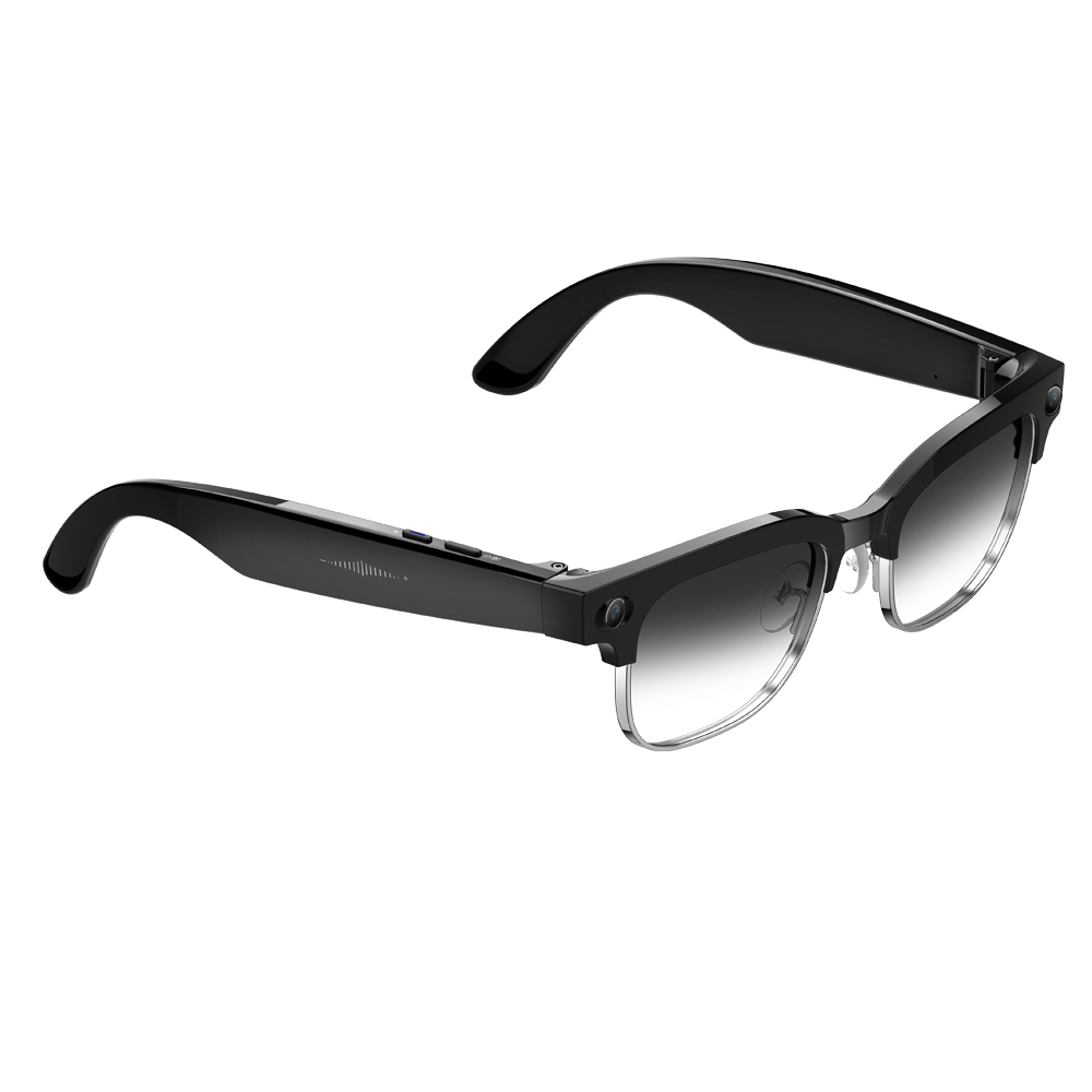 Multi-language translation smart camera glasses with AI voice assistant EG07