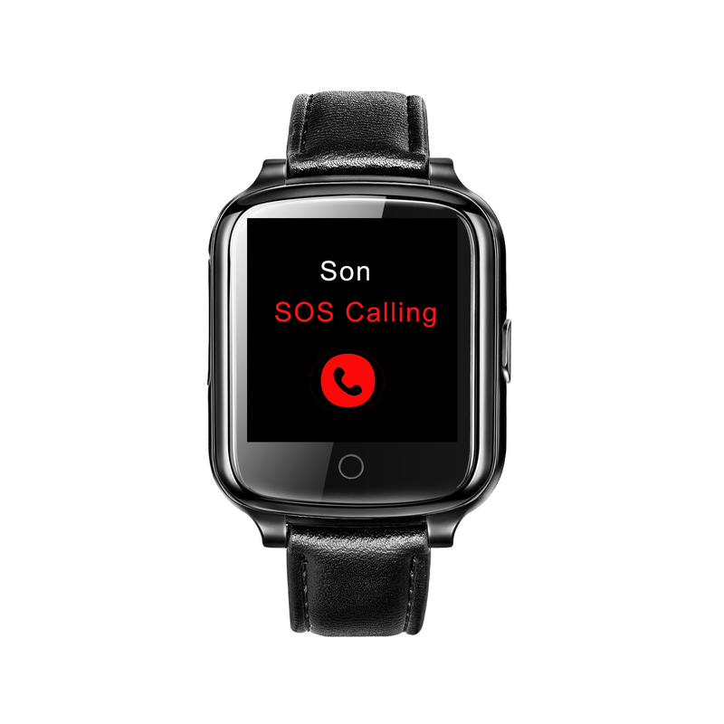 LTE Android 8.1 Fall Down Alert Elderly GPS Watch Tracker D41