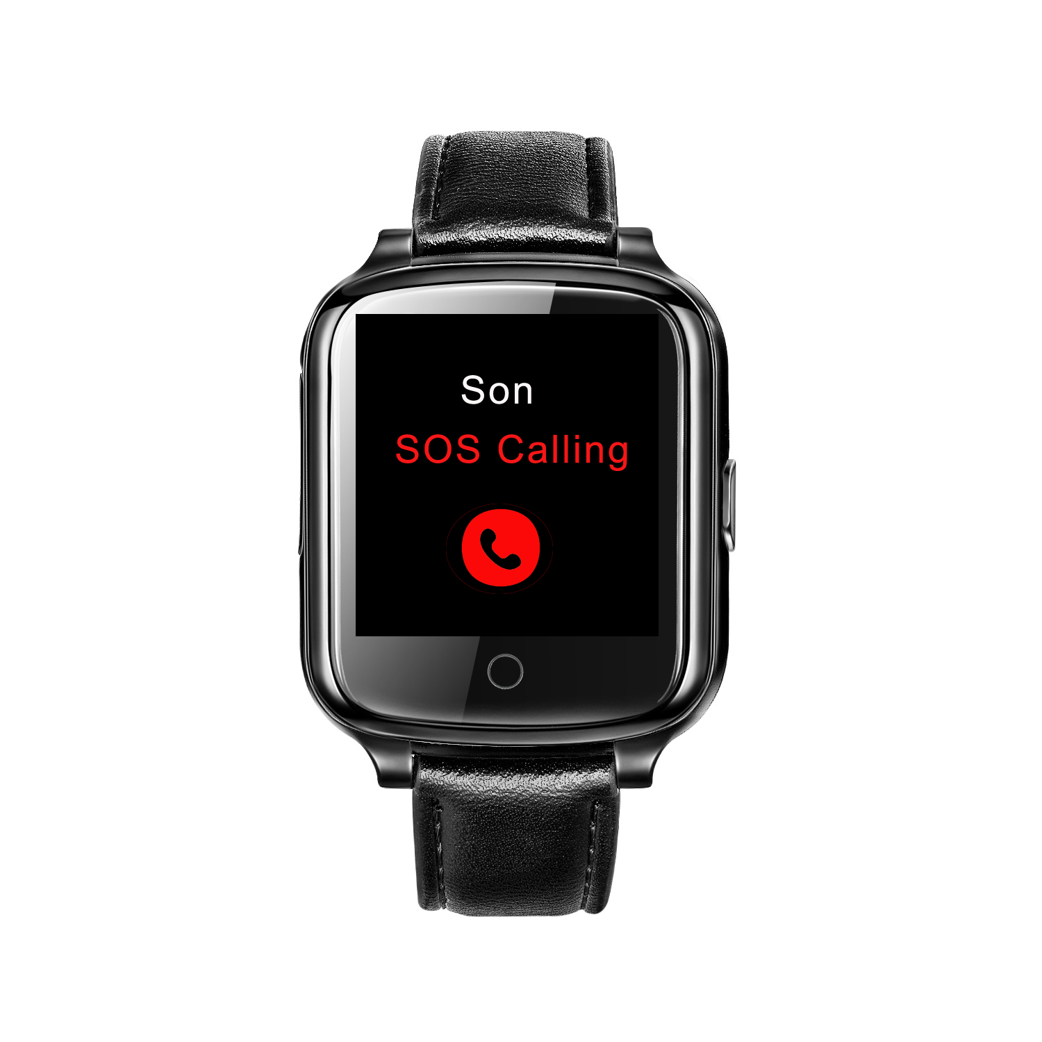 LTE Android 8.1 Fall Down Alert Elderly GPS Watch Tracker D41