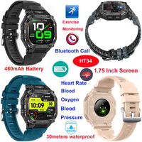 Top quality China factory 30meters waterproof bluetooth smart bracelet HT34