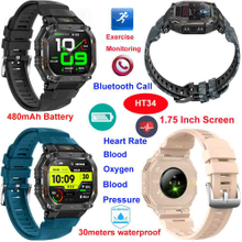 Top quality China factory 30meters waterproof bluetooth smart bracelet HT34