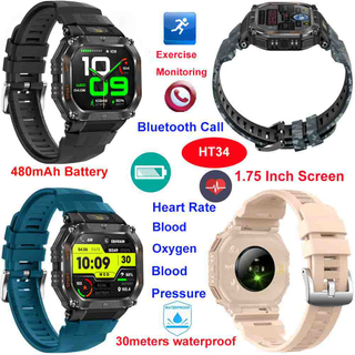 Top quality China factory 30meters waterproof bluetooth smart bracelet HT34