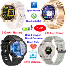 Fashion design China manufacture 3ATM waterproof smart bluetooth watch KC91