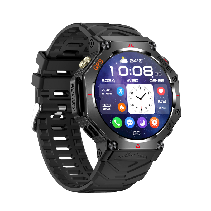 New design China manufacture adult sport outdoors samrt bluetooth bracelet KC91