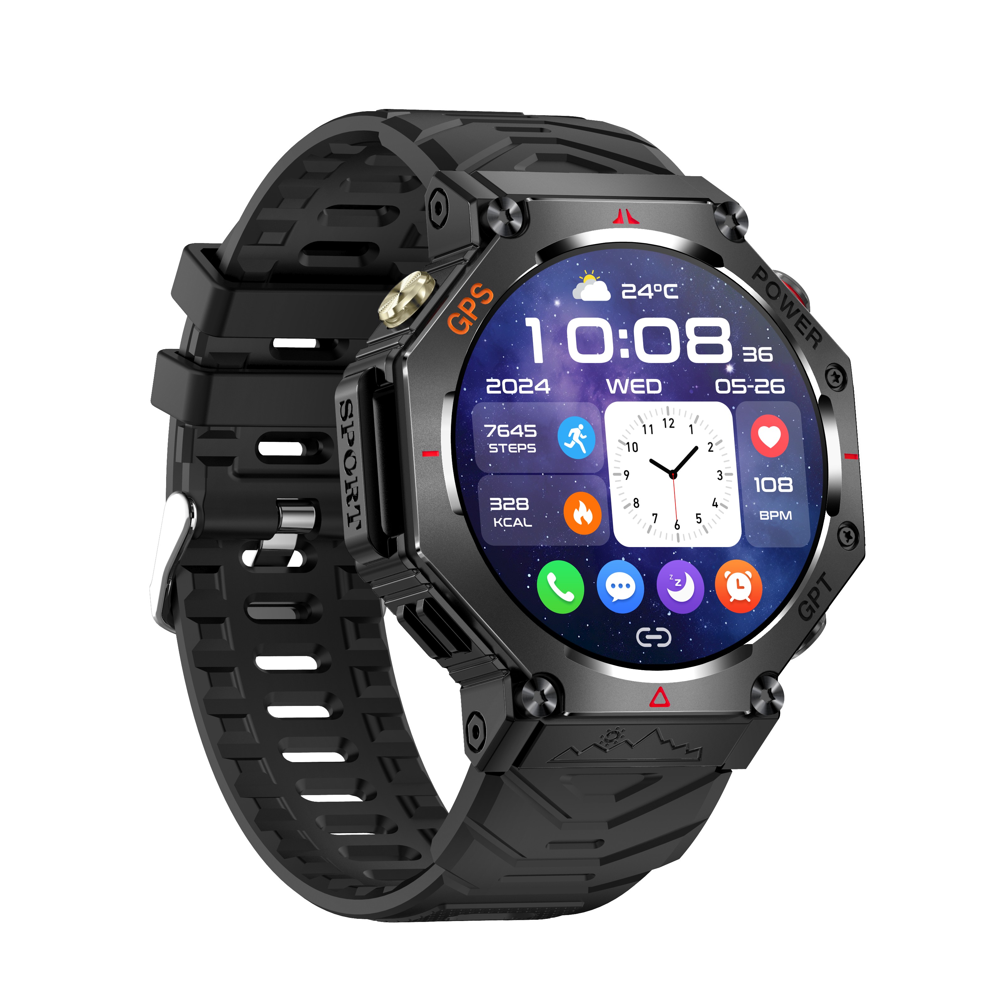 New design China manufacture adult sport outdoors samrt bluetooth bracelet KC91