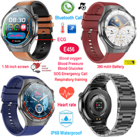 IP68 waterproof digital bluetooth smart bracelet with senior healthcare E456