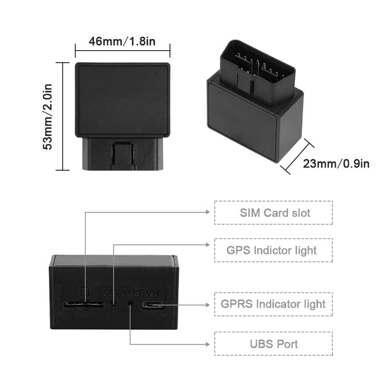 Vehicle Remote Shutdown Automatic OBD 4G LTE Real-Time Google Map Tracking GPS Car Tracker T816