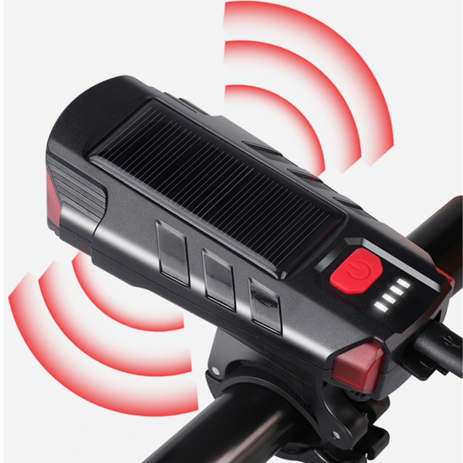 GSM Waterproof Solar charging Bike Bicycle GPS Tracker with Torchlight 