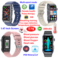 New developed China factory IP68 waterproof digital smart wristband for healthcare monitoring T79