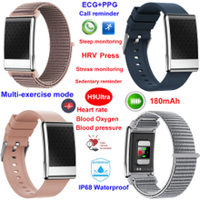  IP68 waterproof ECG+PPG bluetooth bracelet with HP BP SPO2 monitoring H9Ultra