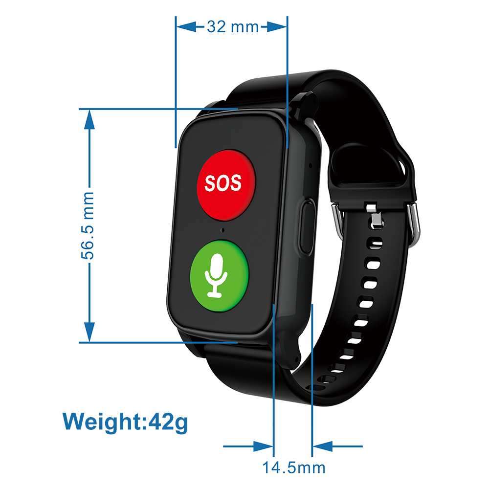  IP67 waterproof 4G GPS bracelet tracker with HR BP SPO2 monitor Y6S