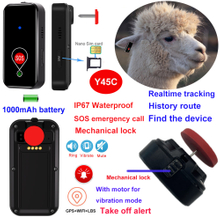 4G livestock ear tag tracker gps with realtime tracking Y45C