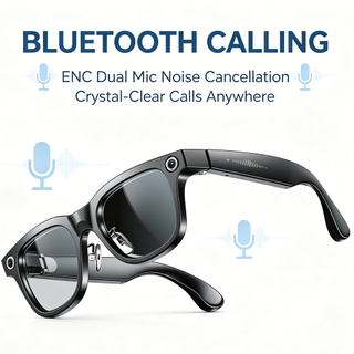 Durable Sweat-resistant Smart Glasses with 20MP Bluetooth Call for Daily Commuting