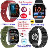 China factory IP68 waterproof promotion gift senior smart bluetooth bracelet E585