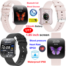New China factory IP68 waterproof healthcare smart bluetooth bracelet U17