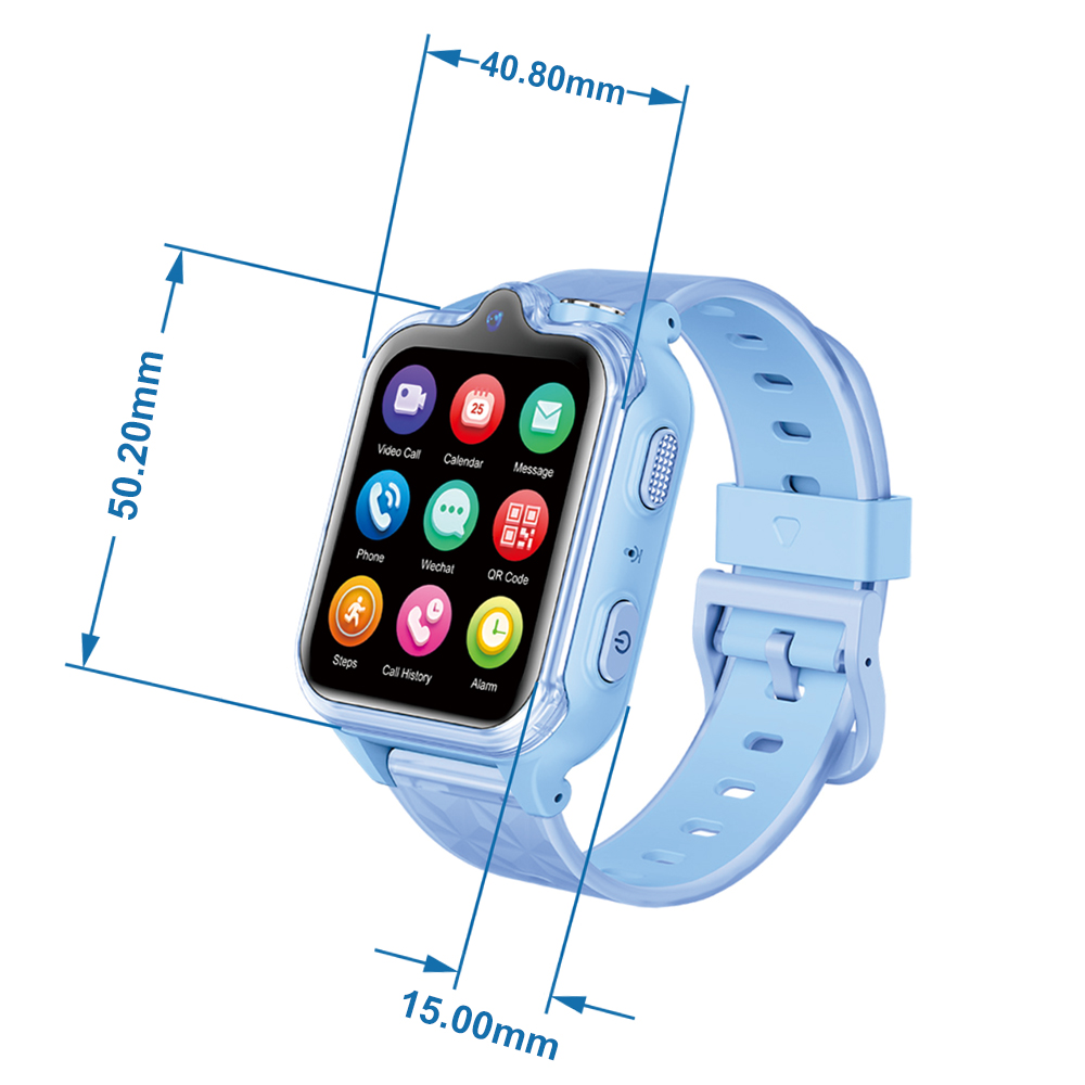 4G IP67 waterproof students kids dual camera gps watch D49S