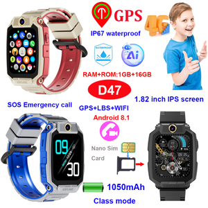 Kids smart tracker watch with Safety zone setup SOS call 