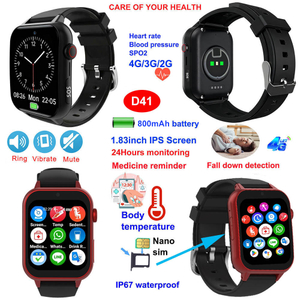 4G IP67 waterproof senior smart tracker watch with social media 