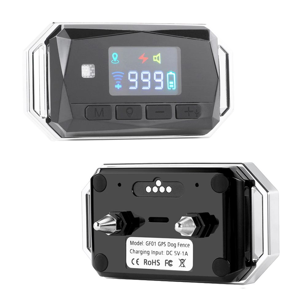 Pet dog mini training collar device with Geo-fence alerts vibration alarm Y32