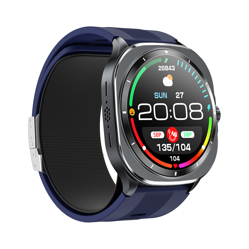  IP67 waterproof Air pump smart watch with ECG HR monitoring T79