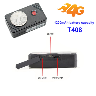 4G car vehicle realtime GPS tracking locator with SOS alarm T408