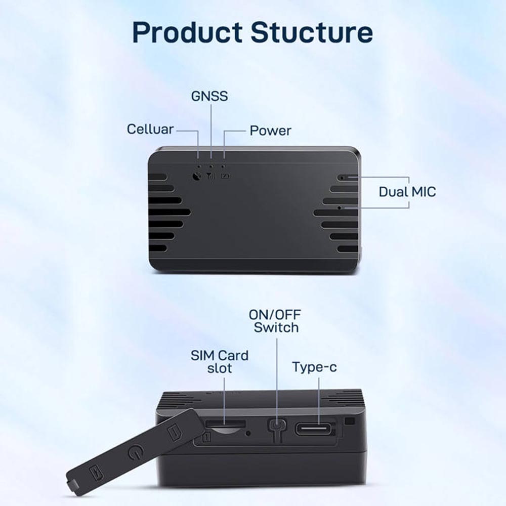 4G mini car vehicle GPS tracker with strong magnetic T404