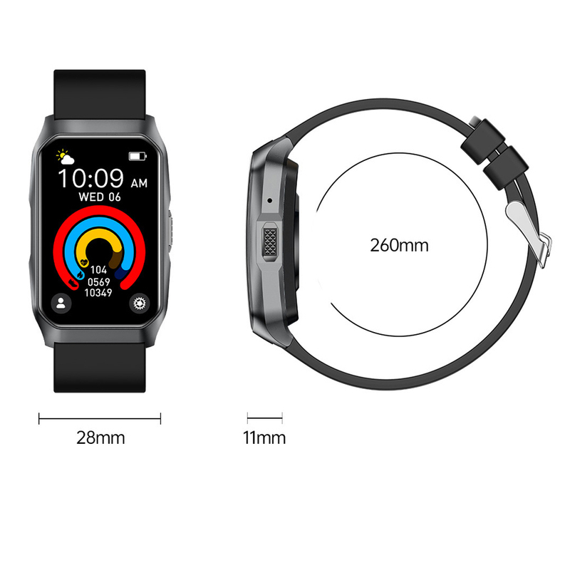 New launched China manufacture IP68 waterproof elderly smart bluetooth watch E69