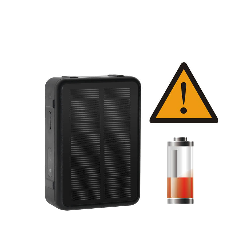 Hot Selling Large Battery Capacity 4G SIM Card Solar Power Vehicle GPS Tracker with Temperature Sensor for Cow Sheep V44