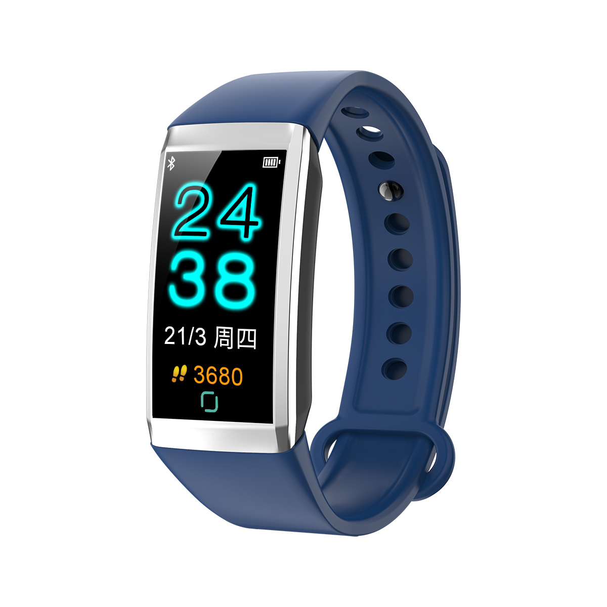 Td19 Fashion IP67 Waterproof Real Time Heart Rate Blood Pressure Spo2 Monitoring Smart Watch with Anti-lost 